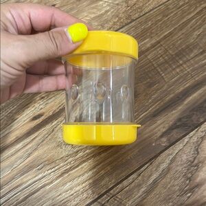 Yellow and Clear egg peeler